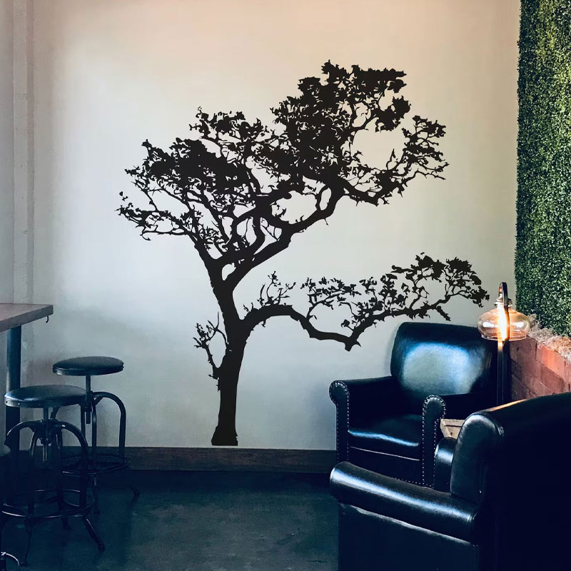 Monstera Thai Constellation - Big Oak Tree Wall Decal Vinyl