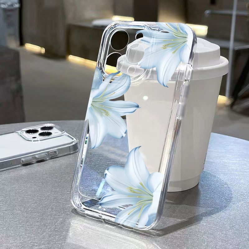 Plants X - Fashion Exquisite White Lily Flower Phone