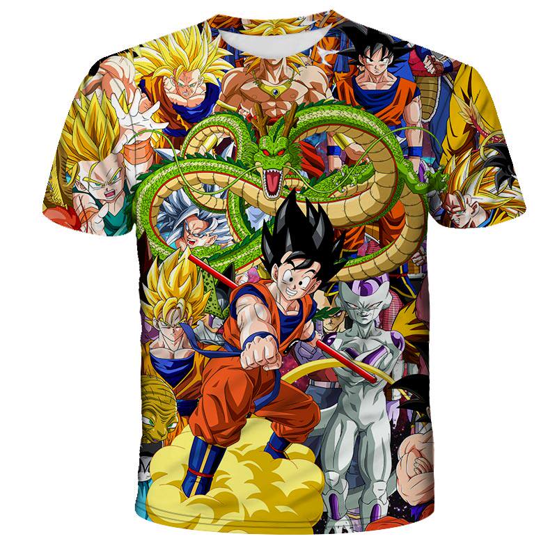 2026 Dragon Ball 3D Print Lice - Plant Parent T Shirt ulasan dan harga