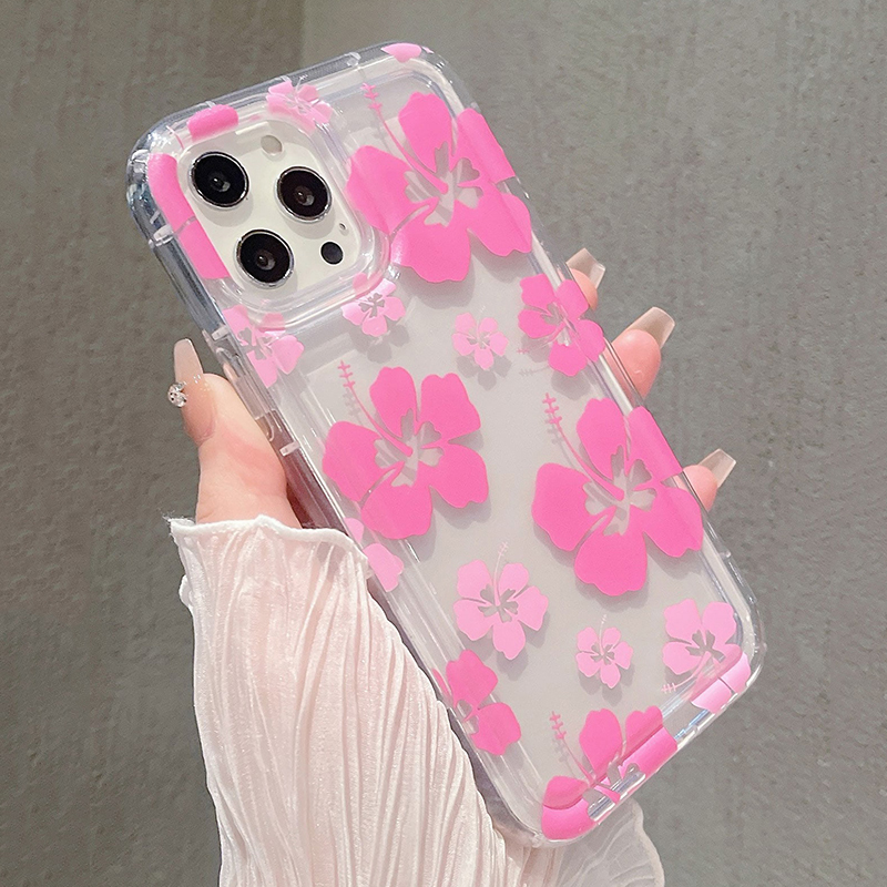Pink Flower Phone Case for IPh - Plants X ulasan dan harga