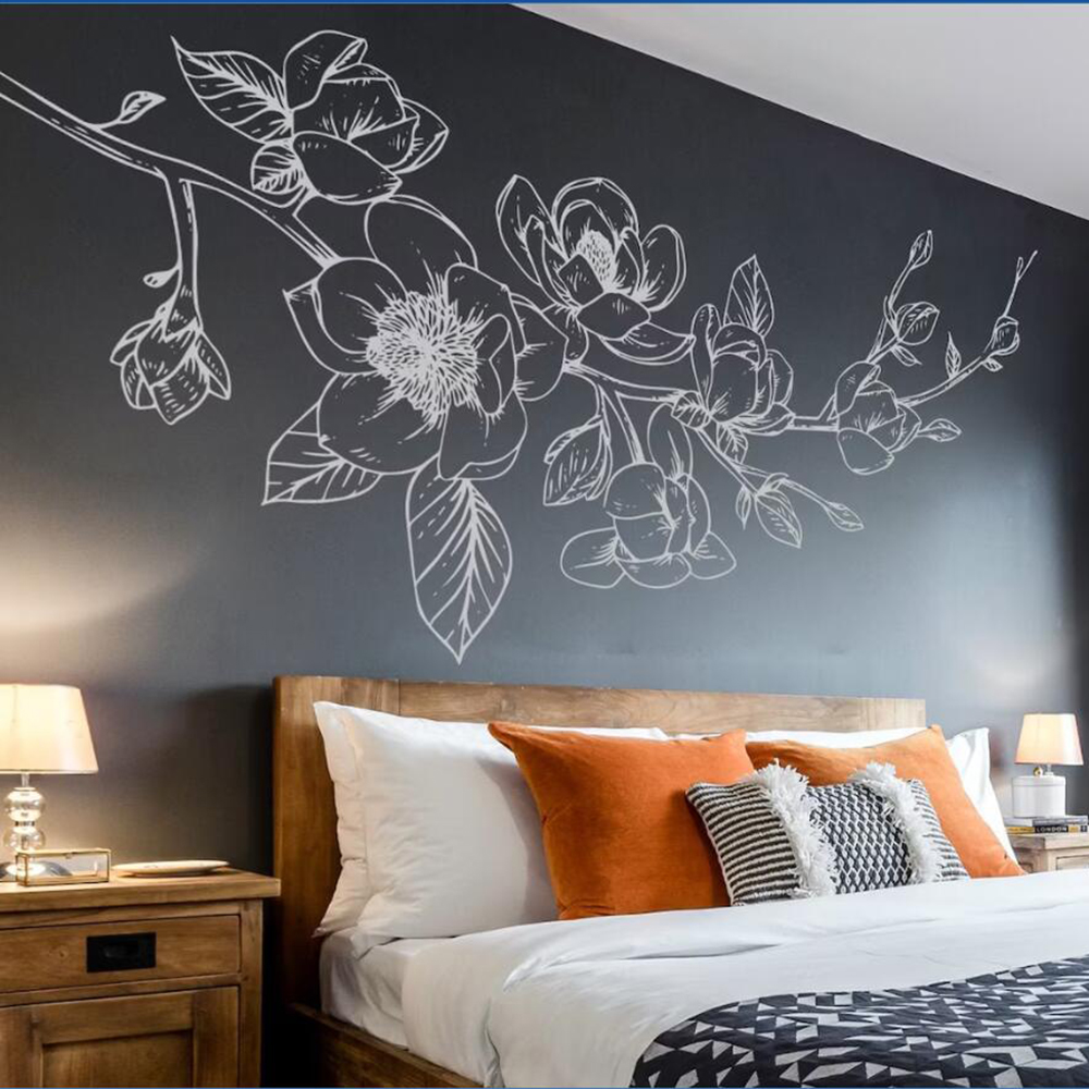 Large Magnolia Flowers Wall St - Monstera Thai Constellation ulasan dan harga