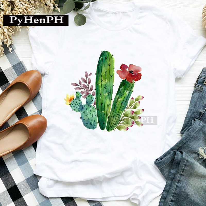 Fashion Women's Personality Ca - Plant Parent T Shirt ulasan dan harga