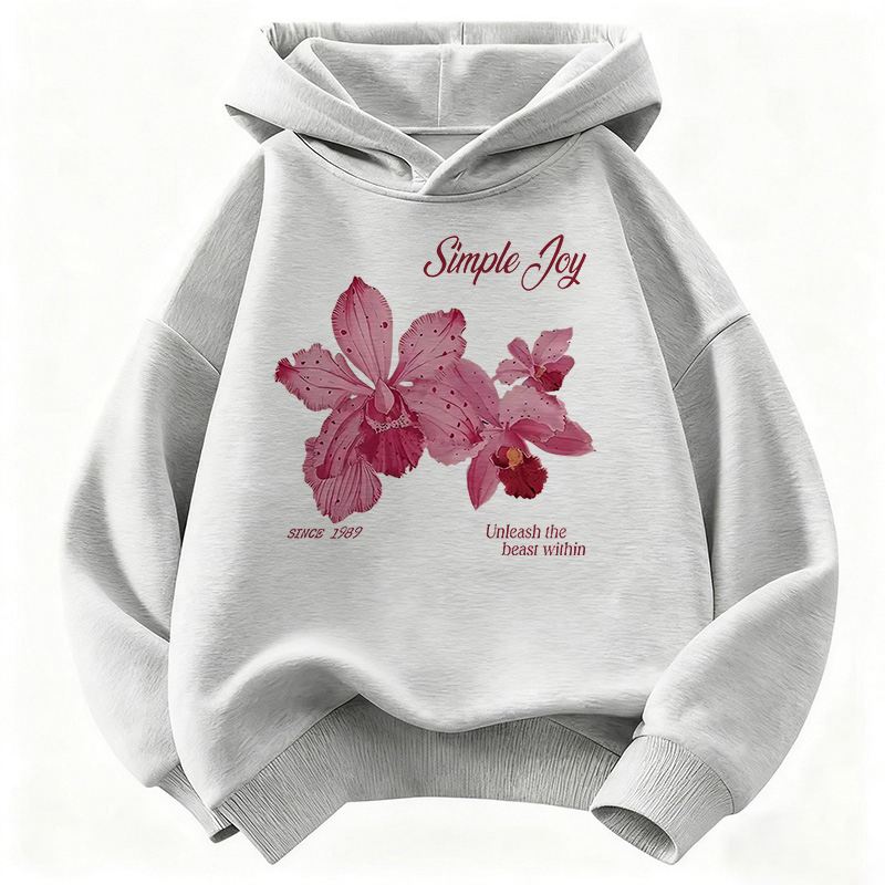 Graphic Pullover Flower Design - Plant Parent Hoodie ulasan dan harga
