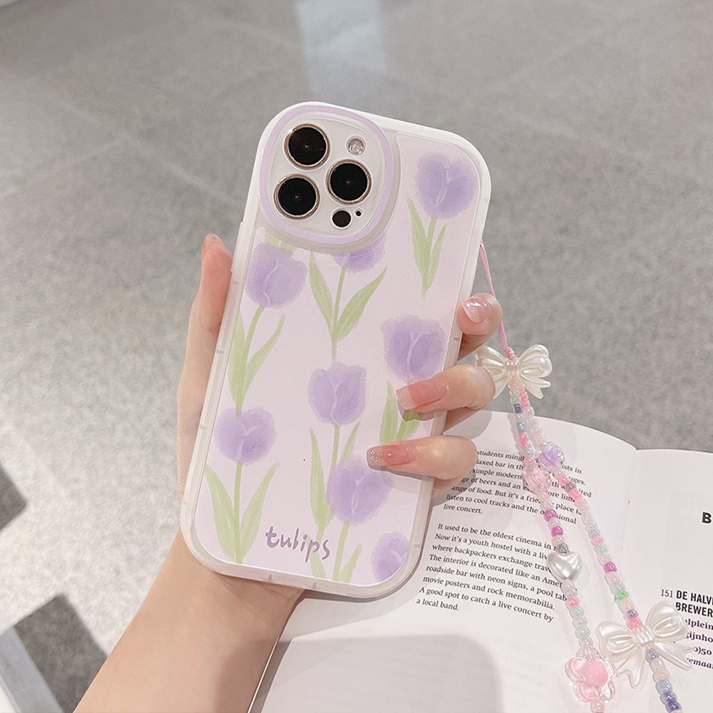 Tulip Flowers Phone Case Wrist - Plants X ulasan dan harga