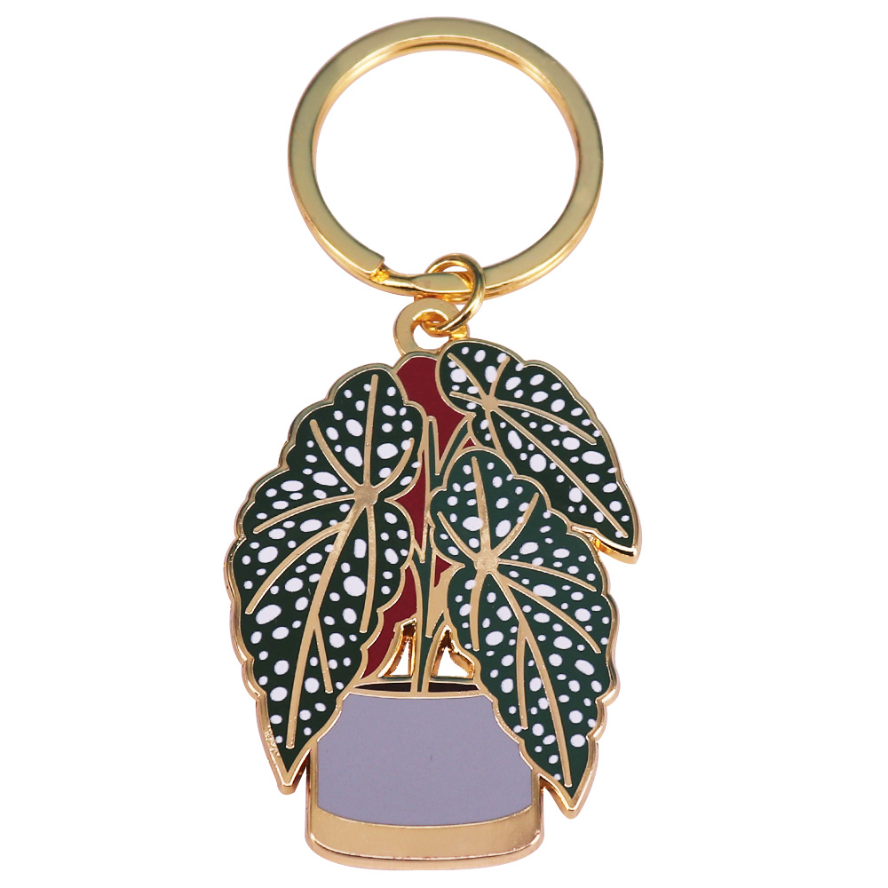 Begonia Plant KeyFob Cute Plan - Monstera Thai Constellation ulasan dan harga