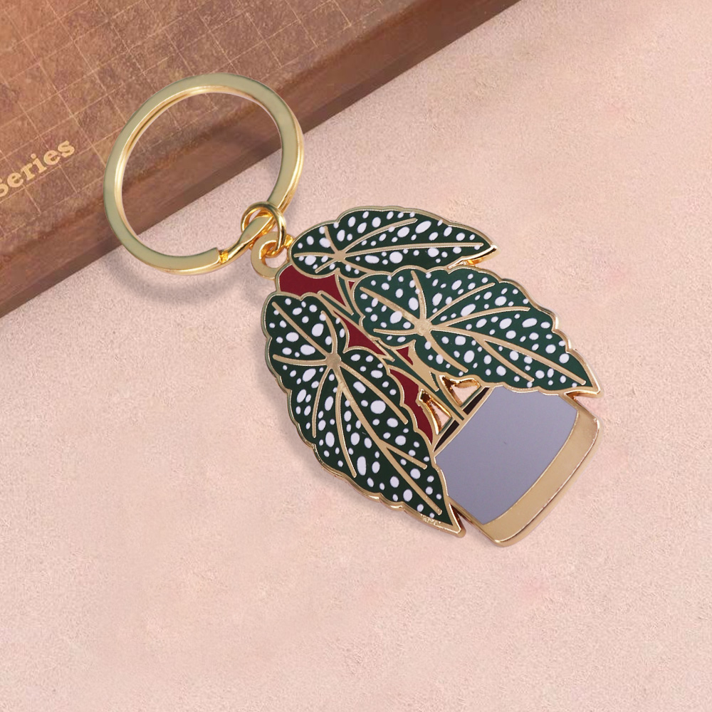 Begonia Plant KeyFob Cute Plan - Monstera Thai Constellation ulasan dan harga