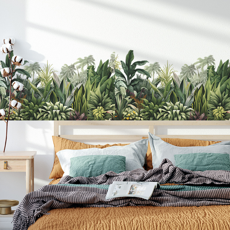 Plant Leaves Vinyl Tile Wall S - Monstera Thai Constellation ulasan dan harga