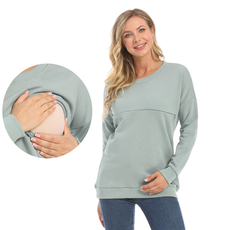 Winter Maternity Sweater Long  - Plant Parent Hoodie ulasan dan harga