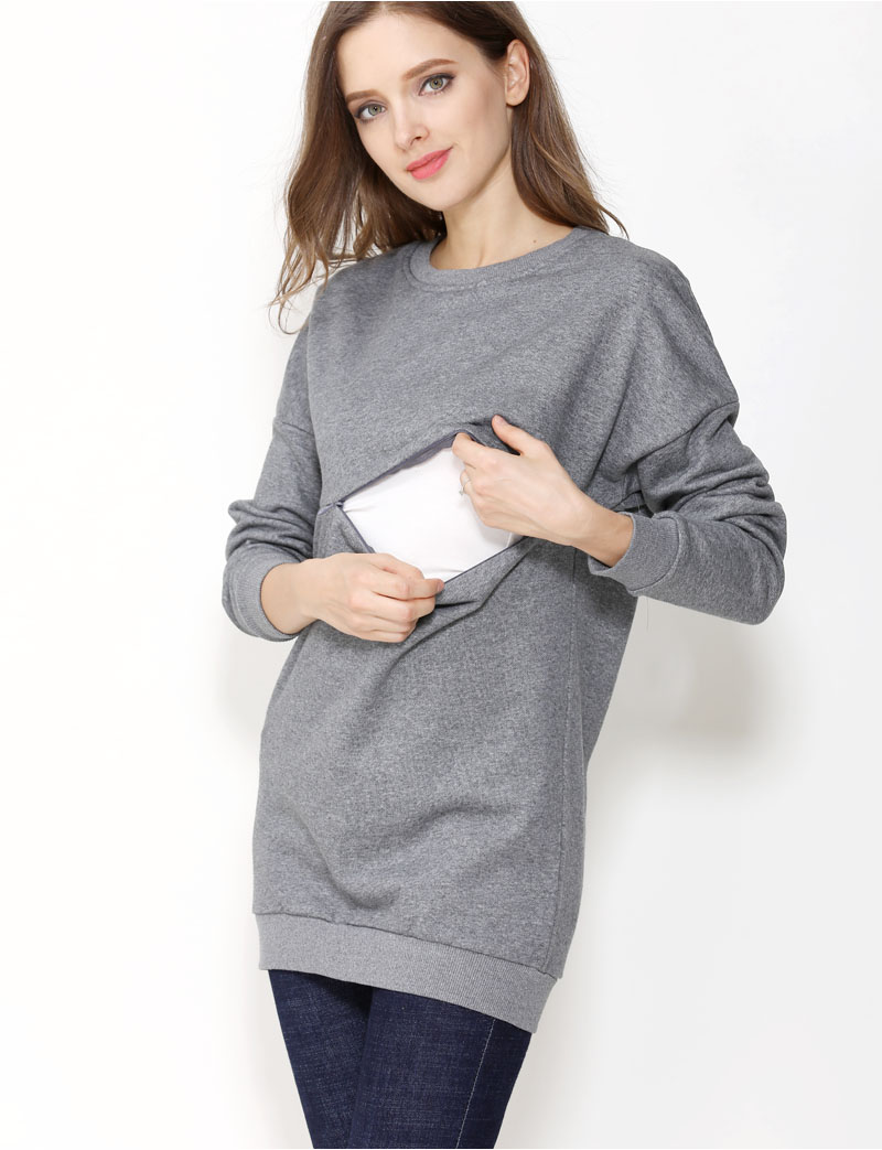 Winter Maternity Sweater Long  - Plant Parent Hoodie ulasan dan harga