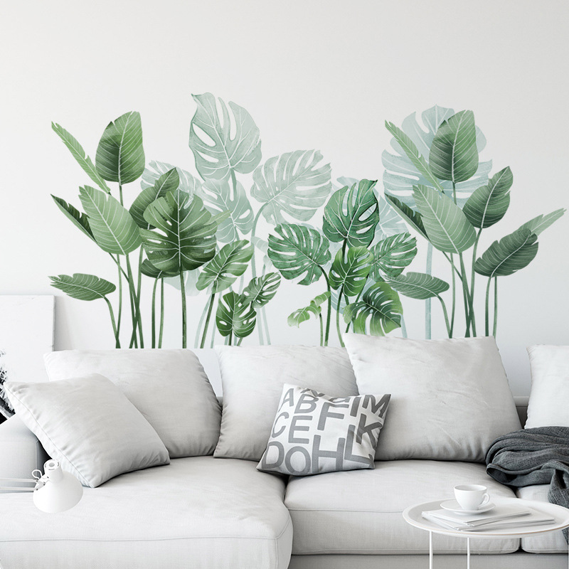 Green Leaves Decorative Vinyl  - Monstera Thai Constellation ulasan dan harga