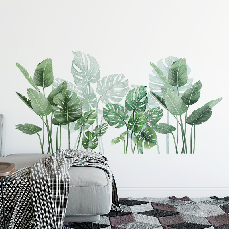 Green Leaves Decorative Vinyl  - Monstera Thai Constellation ulasan dan harga