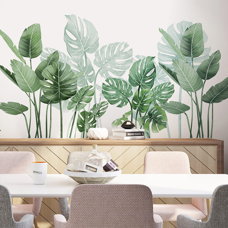 Green Leaves Decorative Vinyl  - Monstera Thai Constellation ulasan dan harga