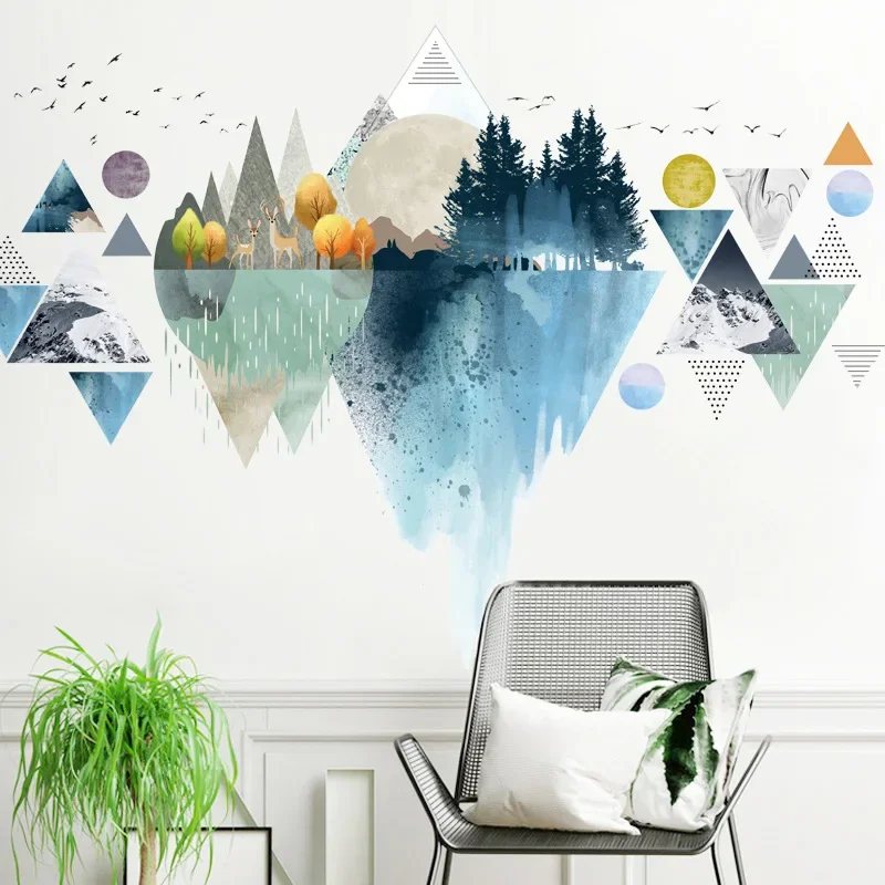 New 1pcs Nordic Triangle Dream - Monstera Thai Constellation ulasan dan harga