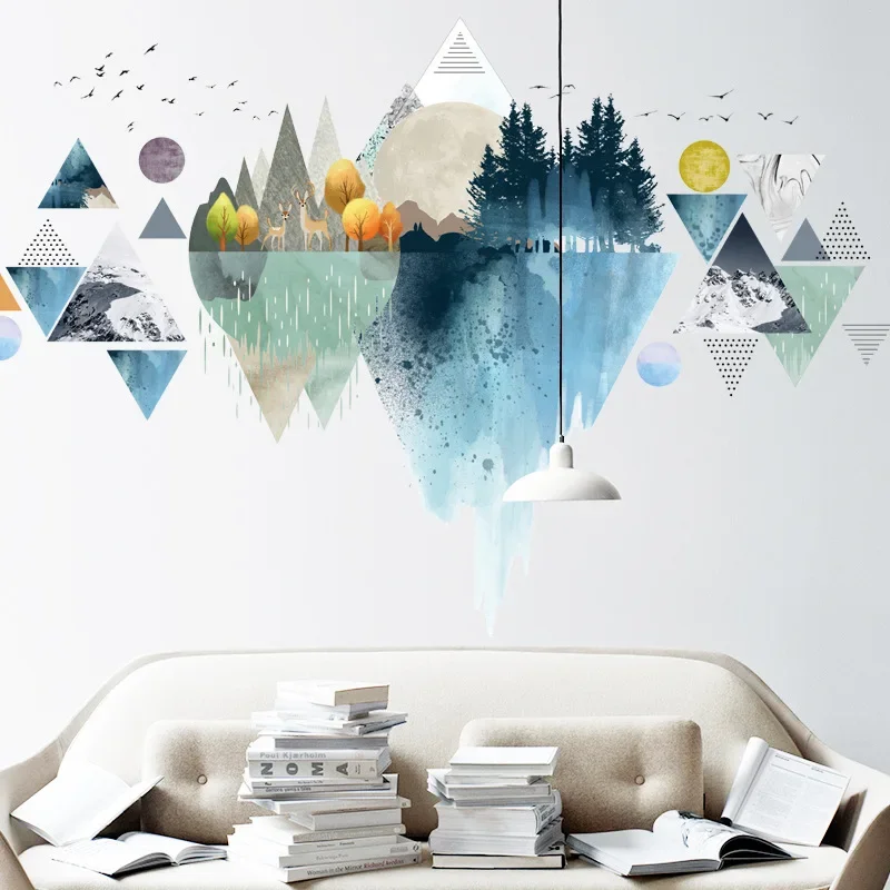 New 1pcs Nordic Triangle Dream - Monstera Thai Constellation ulasan dan harga