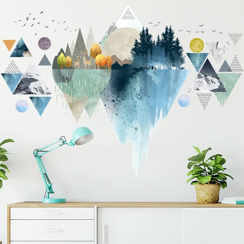 New 1pcs Nordic Triangle Dream - Monstera Thai Constellation ulasan dan harga
