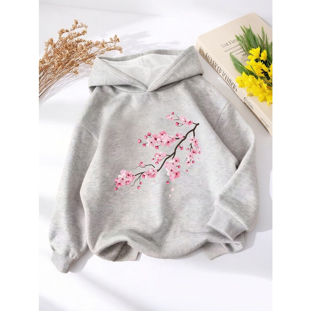 Plum Blossom Flower Branch Pri - Plant Parent Hoodie ulasan dan harga
