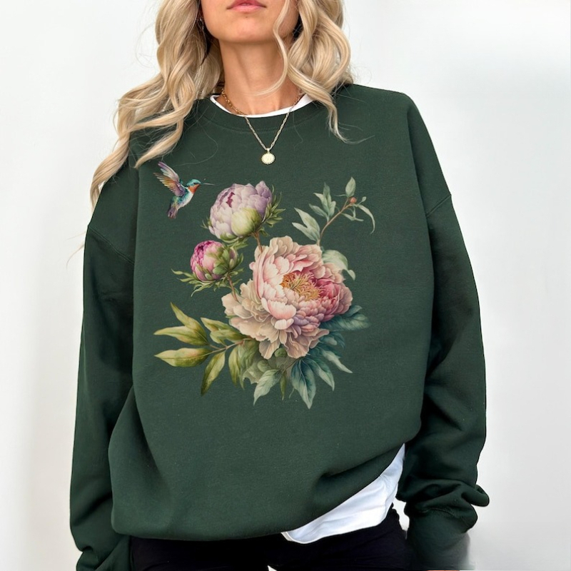 Autumn and Winter Floral Crewn - Plant Parent Hoodie ulasan dan harga