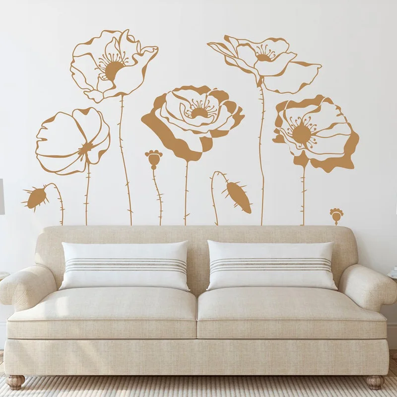 Poppys Flower Wall Decals Plan - Monstera Thai Constellation ulasan dan harga