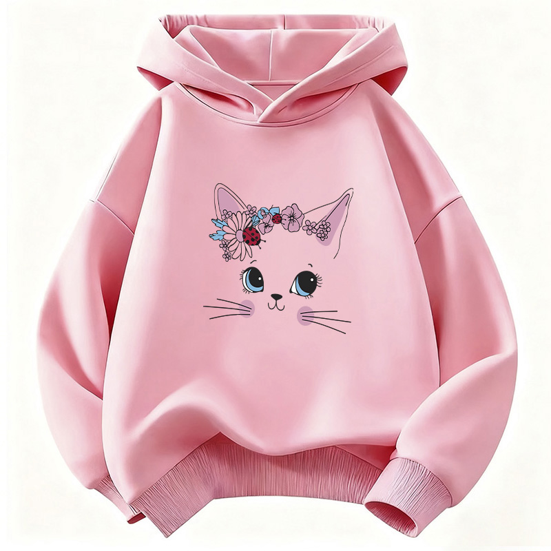 Sweet Cat Meme with Flower Cut - Plant Parent Hoodie ulasan dan harga