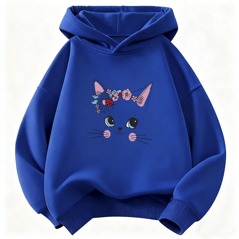 Sweet Cat Meme with Flower Cut - Plant Parent Hoodie ulasan dan harga