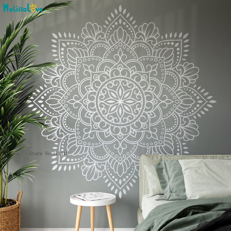Large Size Mandala Wall Art St - Monstera Thai Constellation ulasan dan harga